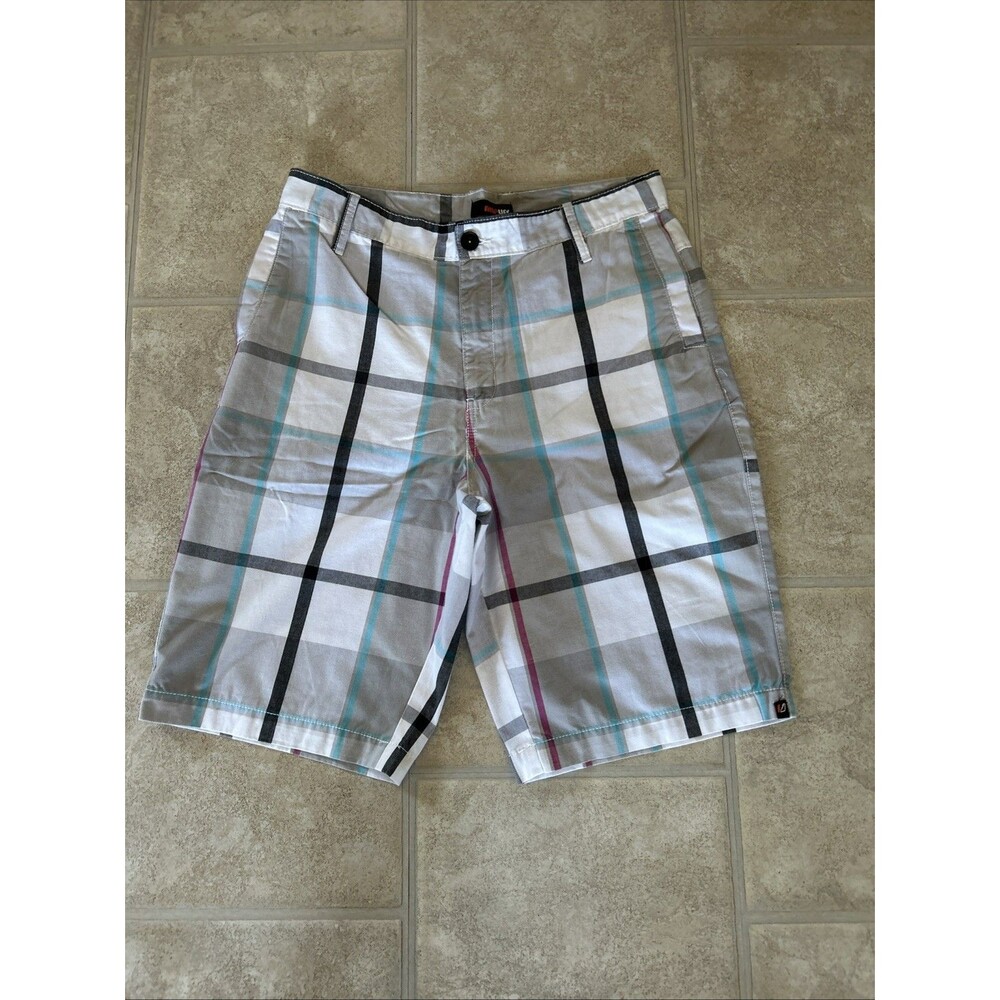 Amplify Shorts Mens Size 32 Flat Front Plaid